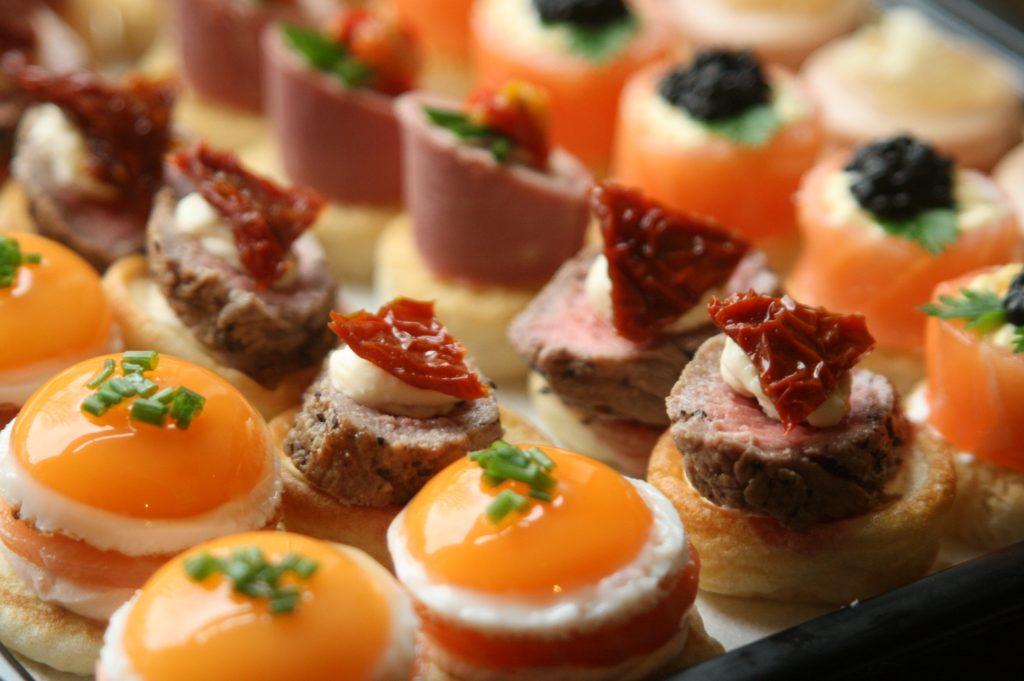How to choose the best canapes for your next event!