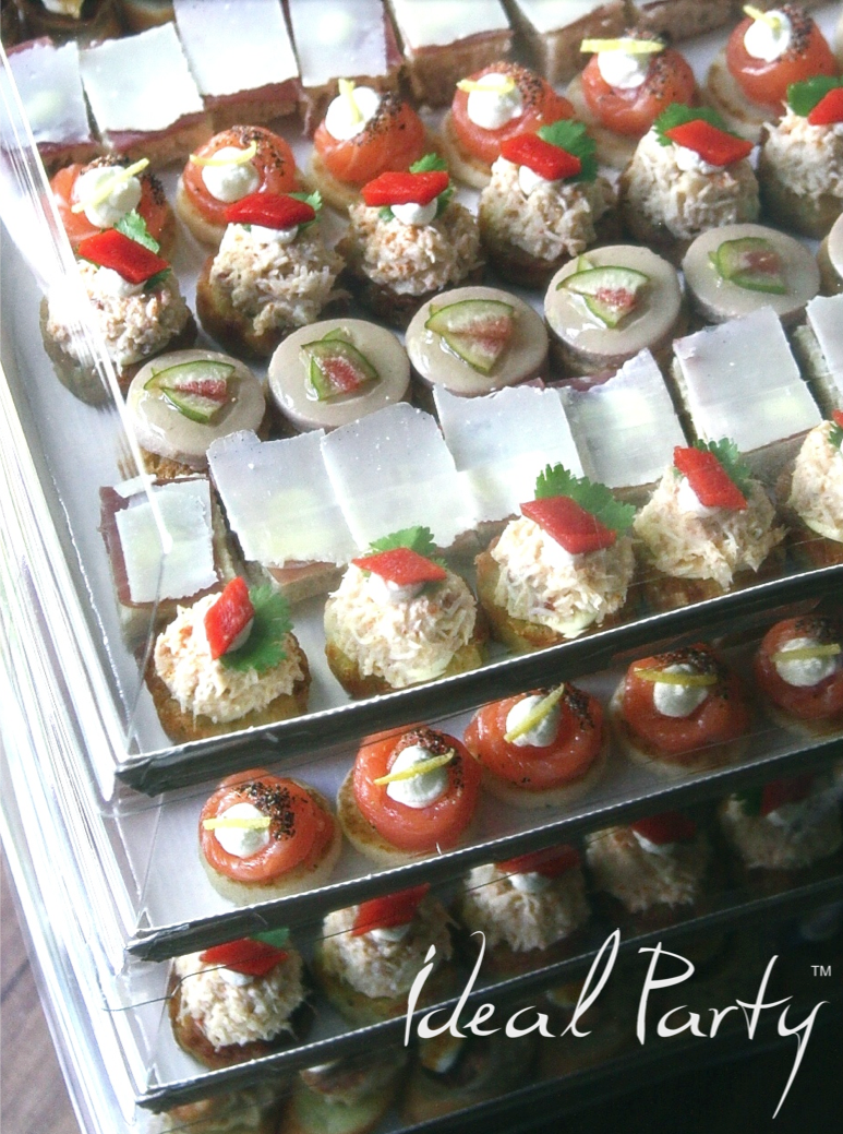 canapes from ideal party 